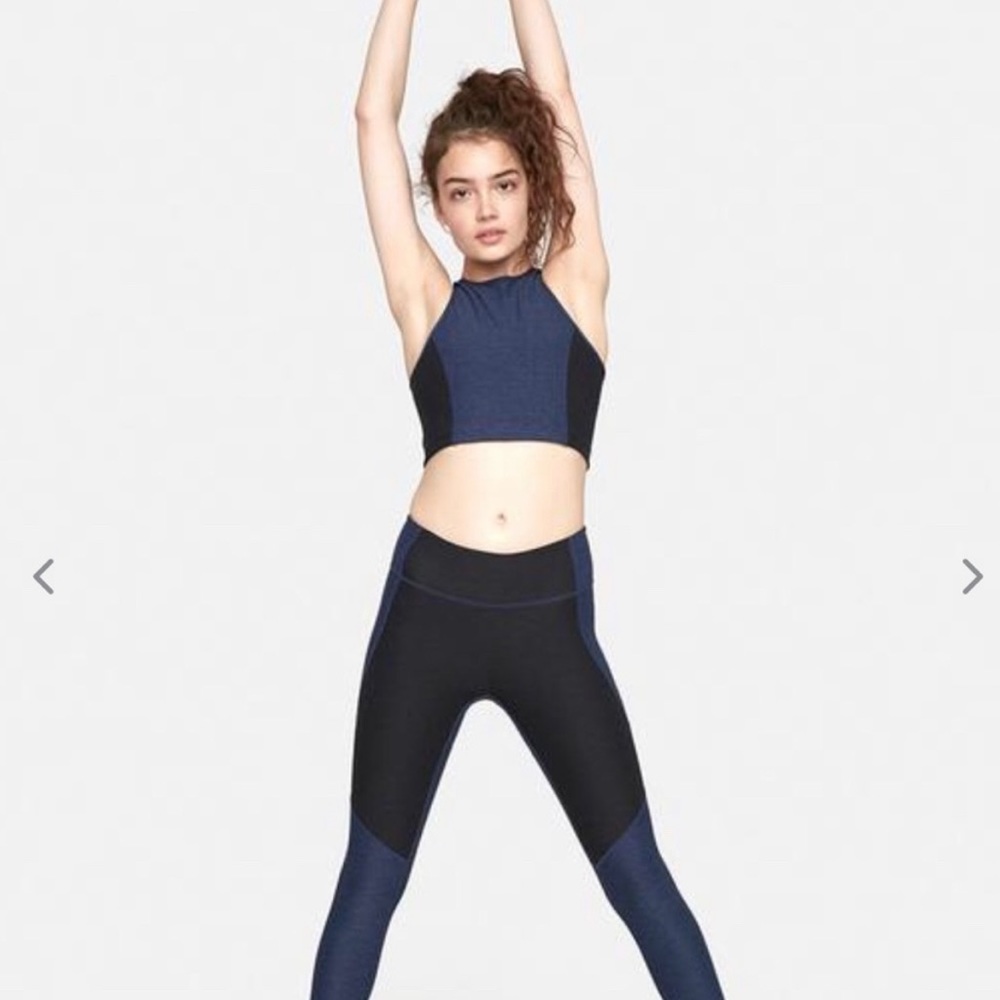 Outdoor Voices Athena Two Toned Crop Bra